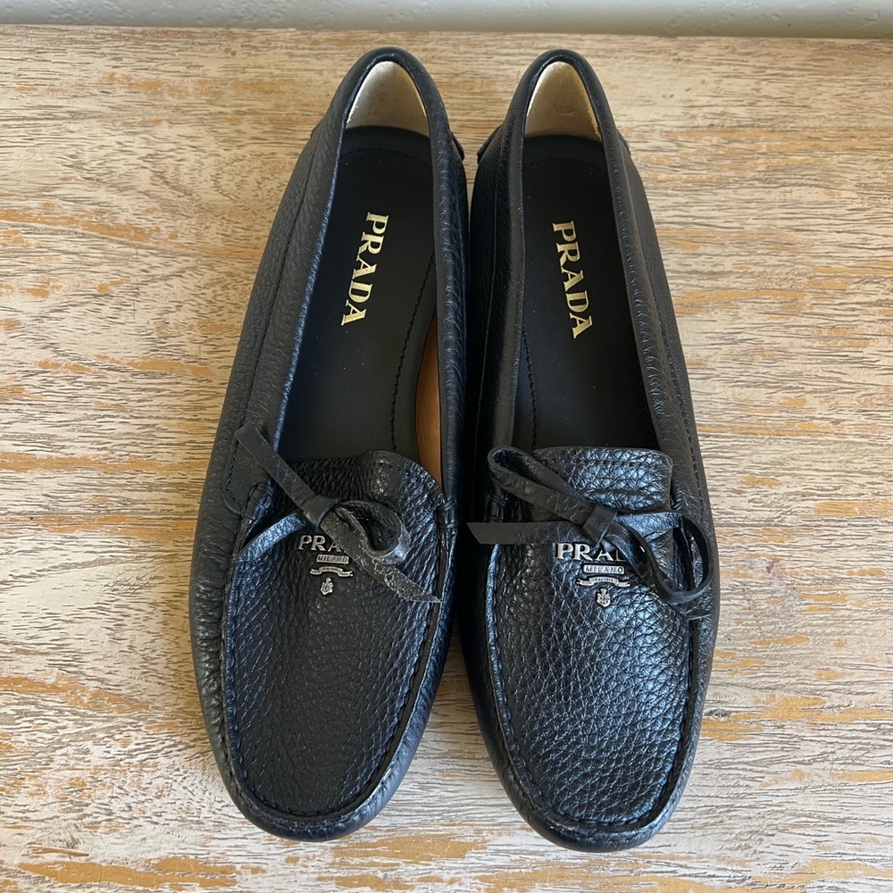 Black Prada Leather Driver.